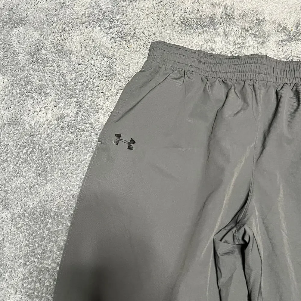 Under Armour Pants Mens XXL Woven Vital Workout Gray Loose Performance